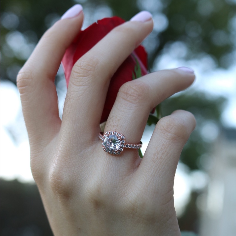 Rose Gold Promise Ring